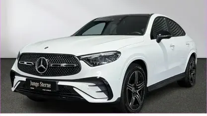 Gebraucht Mercedes GLC450 AMG 367 PS (269 kW) 2025 Unilack polarweiß Coupé
