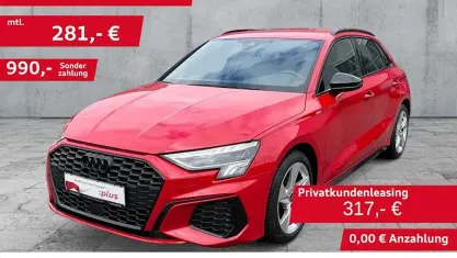 Gebraucht Audi A3 S-Line 116 PS (85 kW) 2023 Rot Limousine