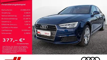 Gebraucht Audi A4 Ambiente 190 PS (139 kW) 2019 Navarrablau metallic Limousine