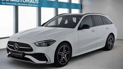 Gebraucht Mercedes C300e AMG line 313 PS (230 kW) 2023 Weiß Kombi