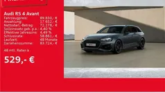 Daytonagrau perleffekt Gebraucht 2024 Audi RS4 Competition Kombi | 89.830 € (Fairer Preis)