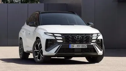 Atlas white Neu 2026 Hyundai Tucson N Line SUV | 33.590 € (Fairer Preis)