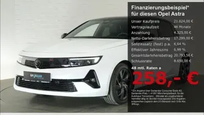 Gebraucht Opel Astra S 145 PS (106 kW) 2024 Arktis weiß Kleinwagen