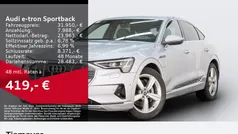 Gebraucht 2021 Audi e-tron Sportback Advanced SUV | 33.250 € (Fairer Preis)