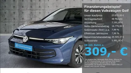 Gebraucht VW Golf VIII Goal 116 PS (85 kW) 2025 Blau Limousine
