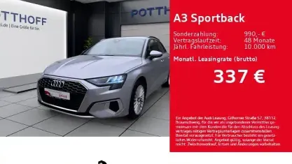 Gebraucht Audi A3 Sportback e-tron Advanced Plus 204 PS (150 kW) 2024 Florettsilber metallic Kleinwagen