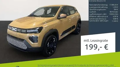 Safaribeige Neu 2025 Dacia Spring Extreme Kleinwagen | 17.980 € (Fairer Preis)