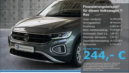 Occasion VW T-Roc Life 110 ch (80 kW) 2022 Gris SUV