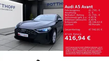 Gebraucht Audi A5 Sport 204 PS (150 kW) 2025 Schwarz Kombi
