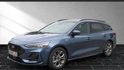 Chromablau (blau) Gebraucht 2023 Ford Focus ST-Line Kombi | 26.400 € (Fairer Preis)