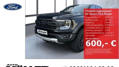 Nuova Ford Ranger Raptor 292 CV (214 kW) 2026 Nero Pick-up