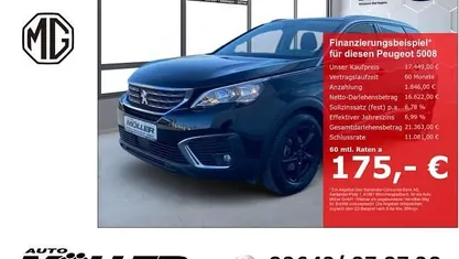 Schwarz Gebraucht 2018 Peugeot 5008 Active Van / Kleinbus | 17.449 € (Fairer Preis)