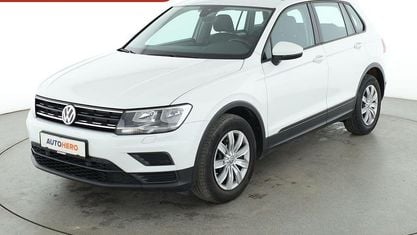 Gebraucht VW Tiguan Trendline 125 PS (91 kW) 2018 Weiß SUV