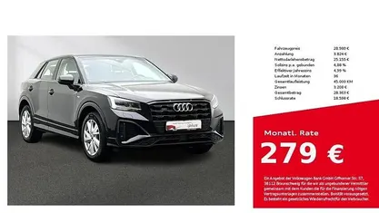 Gebraucht Audi Q2 S-Line 150 PS (110 kW) 2023 Mythosschwarz SUV