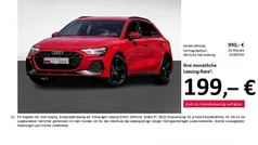 Rot Gebraucht 2024 Audi A3 Sportback S-Line Limousine | 34.922 € (Fairer Preis)