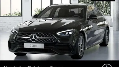 Unilack schwarz Gebraucht 2025 Mercedes C300 AMG Limousine | 48.490 € (Fairer Preis)