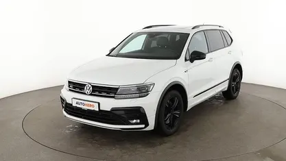 Gebraucht VW Tiguan Allspace Highline 200 PS (147 kW) 2021 Weiß SUV