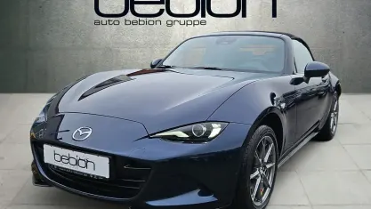 Neu Mazda MX5 Exclusive-Line 132 PS (97 kW) 2025 Blau Cabrio