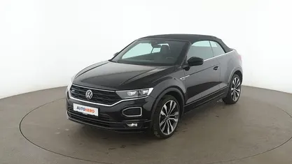 Gebraucht VW T-Roc Cabriolet R-line 150 PS (110 kW) 2021 Schwarz Cabrio