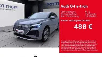 Gebraucht Audi Q4 e-tron Advanced Plus 150 kW (204 PS) 2023 Grau SUV