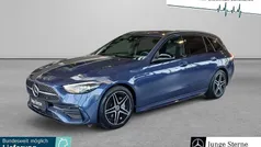 Metalliclack sodalithblau Gebraucht 2024 Mercedes C220 AMG line Kombi | 42.980 € (Fairer Preis)