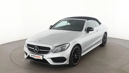 Grau Gebraucht 2018 Mercedes C200 AMG line Cabrio | 24.820 € (Fairer Preis)