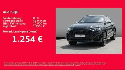 Neu Audi SQ8 Ambiente 507 PS (372 kW) 2026 Schwarz SUV
