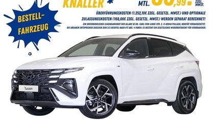 Neu Hyundai Tucson N Line 150 PS (110 kW) 2025 Atlas white SUV