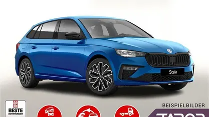 Blau (race blue metallic) Neu 2025 Skoda Scala Dynamic Kleinwagen | 26.488 € (Guter Preis)