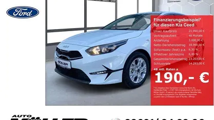 Weiss Gebraucht 2025 Kia Ceed Vision Kleinwagen | 21.990 € (Superpreis)