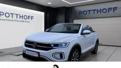 Gebraucht VW T-Roc Cabriolet Style 110 PS (80 kW) 2022 Weiß Cabrio