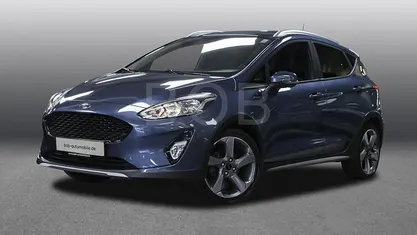 Gebraucht Ford Fiesta Active 101 PS (74 kW) 2018 Chromablau metallic (blau) Kleinwagen