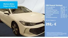 Weiss Gebraucht 2024 VW Passat Business Kombi | 31.580 € (Fairer Preis)