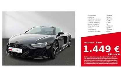 Gebraucht 2022 Audi R8 Spyder Performance Cabrio | 136.880 € (Guter Preis)