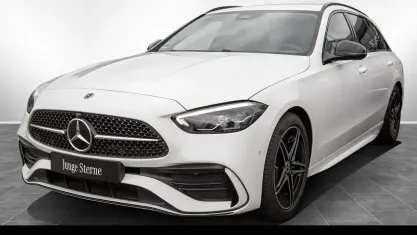Gebraucht Mercedes C180 AMG 170 PS (125 kW) 2025 Unilack polarweiß Kombi
