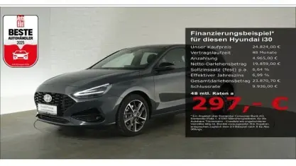 Brugt Hyundai i30 Advantage 140 HK (102 kW) 2025 Grå Sedan