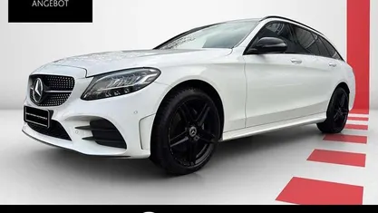Unilack polarweiß Gebraucht 2021 Mercedes C220 Night Kombi | 21.990 € (Fairer Preis)