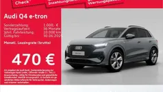Kieselgrau Gebraucht 2024 Audi Q4 e-tron S-Line SUV | 49.481 € (Superpreis)