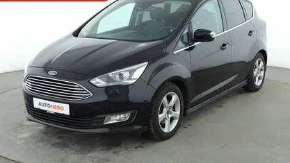 Gebraucht Ford C-MAX Titanium 125 PS (91 kW) 2018 Schwarz Van / Kleinbus