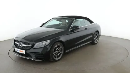 Gebraucht Mercedes C200 AMG line 197 PS (144 kW) 2019 Schwarz Cabrio