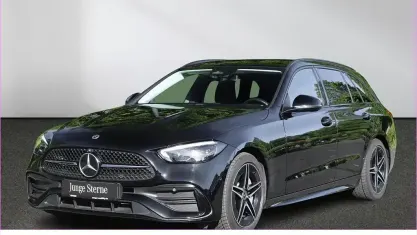 Gebraucht Mercedes C180 AMG 170 PS (125 kW) 2023 Unilack schwarz Kombi
