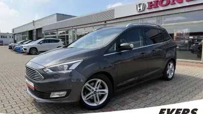 Gebraucht Ford Grand C-Max Titanium 150 PS (110 kW) 2018 Magnetic grau metallic Van / Kleinbus