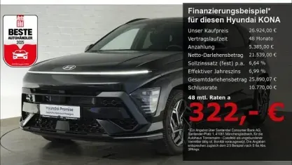 Gebraucht Hyundai Kona N Line 179 PS (131 kW) 2025 Abyss black SUV