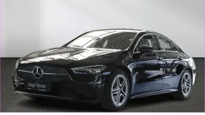 Gebraucht Mercedes CLA200 AMG 163 PS (119 kW) 2024 Unilack nachtschwarz Coupé