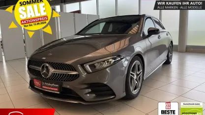 Gebraucht Mercedes A200 AMG line 163 PS (119 kW) 2019 Mountaingrau  met. Limousine