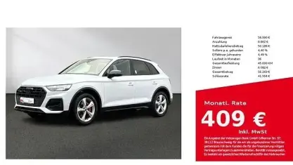 Brugt Audi Q5 Advanced 299 HK (219 kW) 2025 Hvid SUV