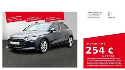 Gebraucht Audi A3 Ambiente 116 PS (85 kW) 2025 Manhattangrau metallic Limousine