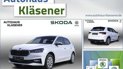 Neu Skoda Fabia Essence 80 PS (58 kW) 2026 Weiß Kleinwagen