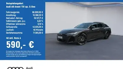 Neu Audi A6 Ambiente 204 PS (150 kW) 2025 Braun Kombi