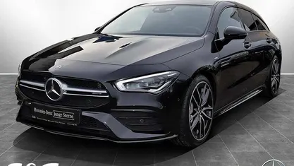 Unilack nachtschwarz Gebraucht 2022 Mercedes CLA35 AMG Shooting Brake AMG Kombi | 39.990 € (Fairer Preis)